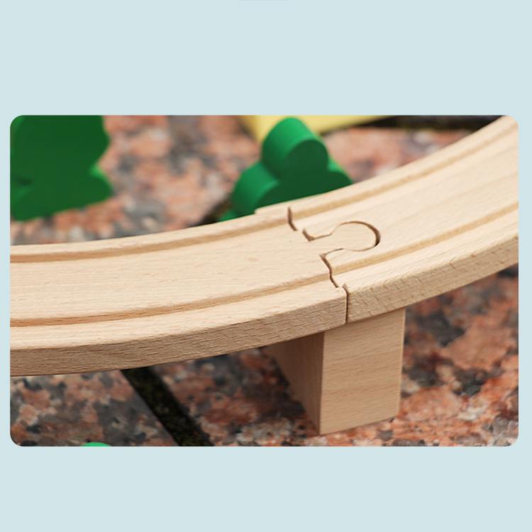 New Style 108Pcs Wooden Train Track Building Block Set Toys Hot Selling Boys Girls Self Assemble Educational Toys