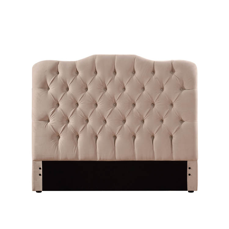 Classic Tufted Upholstered King Size Wooden Bed Headboard for room