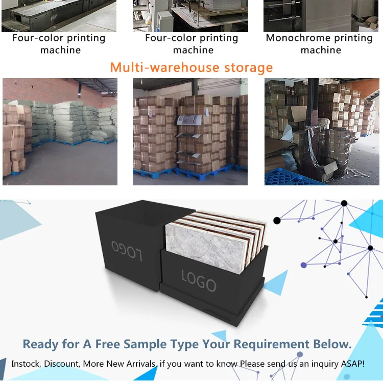 New Arrive Factory Boxes For Marble Samples Acrylic Box Capacity Quartz Stone Sample Display Tsianfan 10