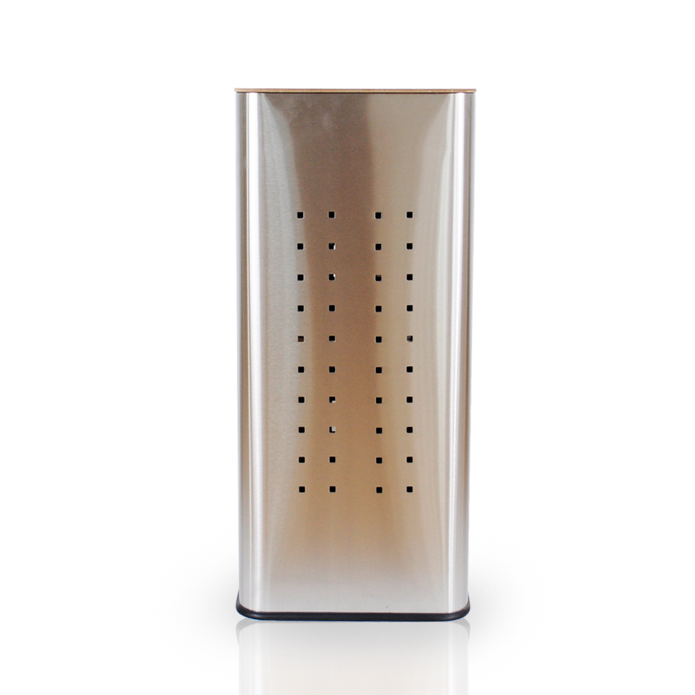 Kitchen Square Trash Can Trash Bin with Lid Soft Close Multi Sizes Bathroom Stainless Steel Customized Logo All-season Accepted