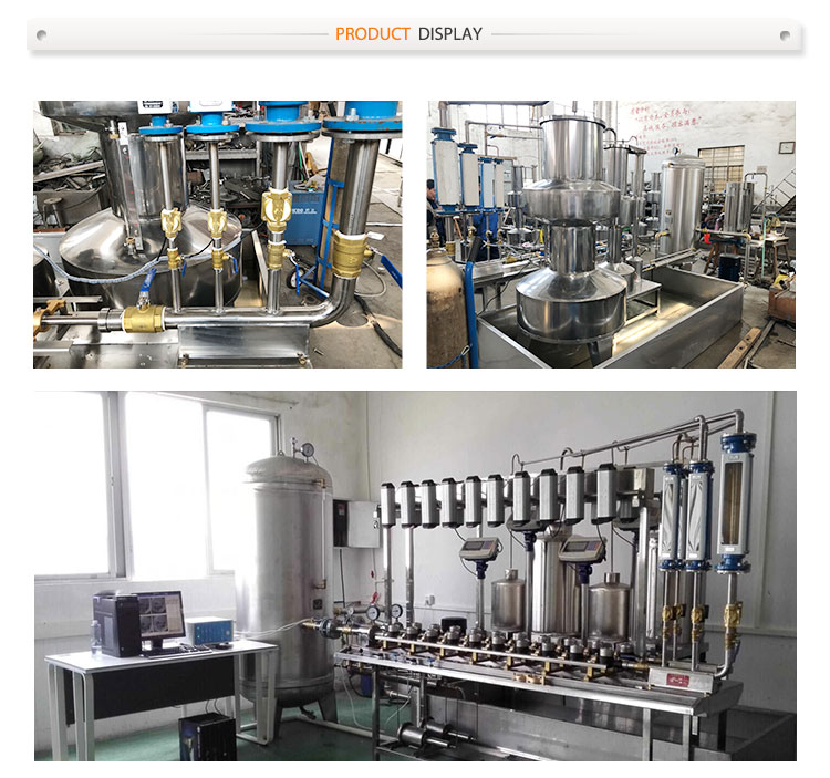 Woltman water flow meter test bench