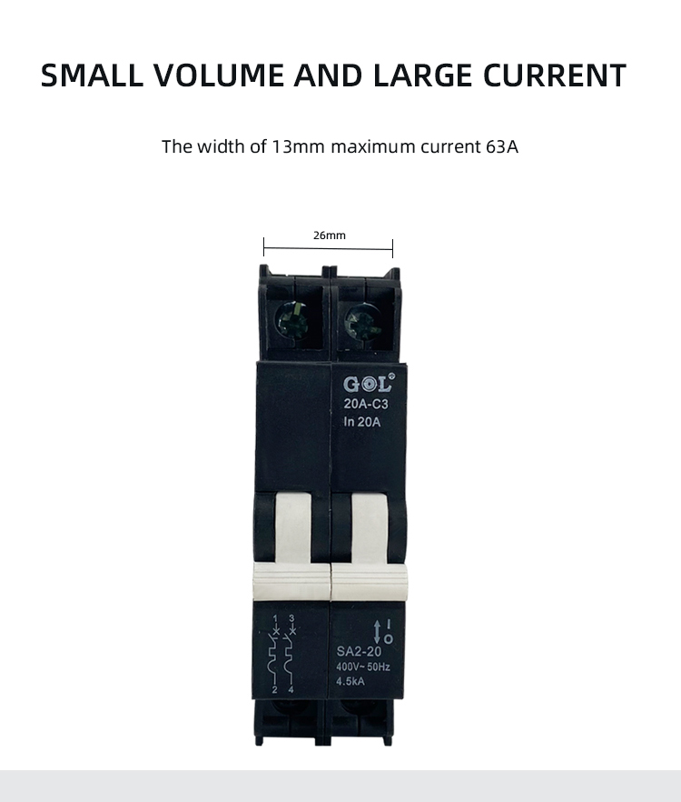 C022 Hot Sale 100% Full Inspection Fast Delivery ODM solar circuit breaker combo Manufacturer in China