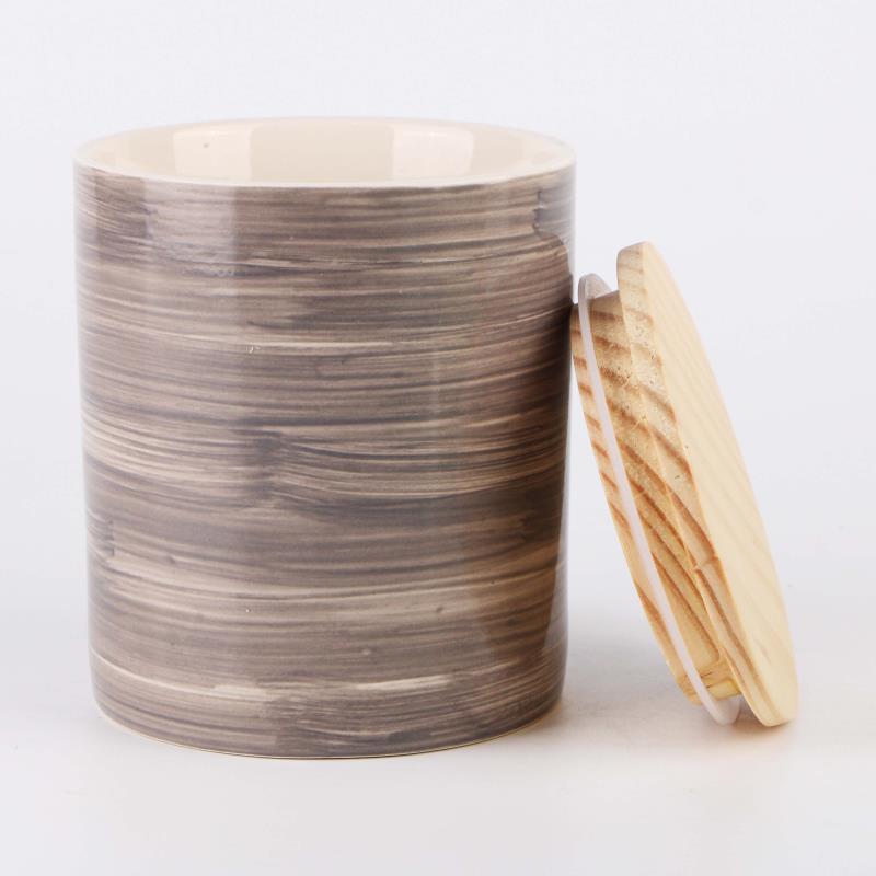 wholesale cheap custom bulk coffee bean candy sugar container tea canister food storage ceramic jar