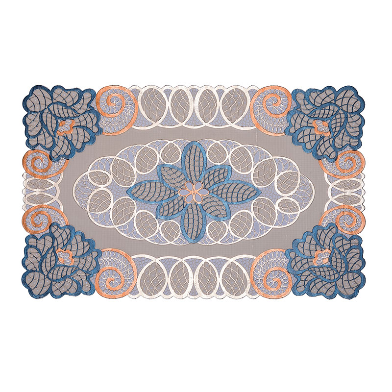 Lace Anti Slip Mat Plate Christmas Kids Dinner Tablemat Pvc Dining Table Mats