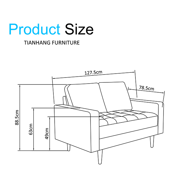 High quality Luxury office furniture living room sofa  Modern fabric sofa set