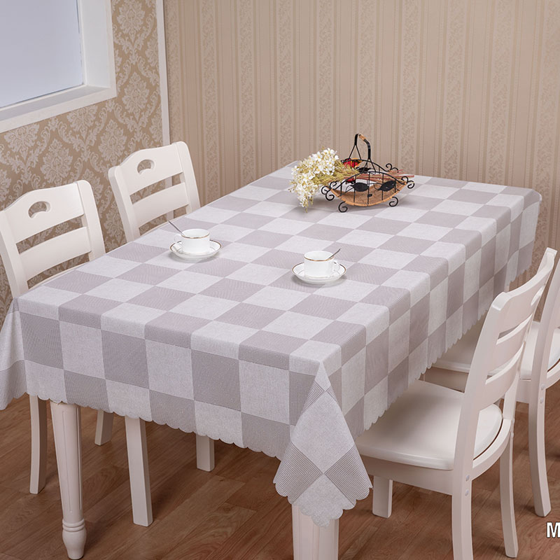 wholesale high quality NR foam PVC beautiful tablecloth