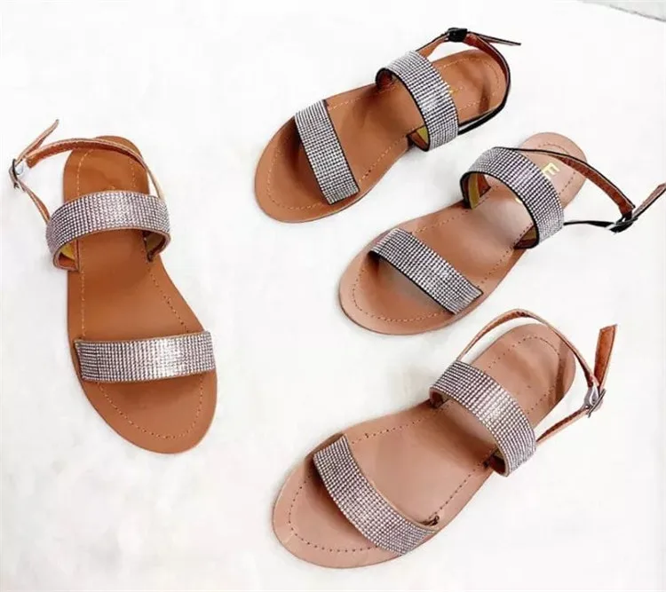 Summer Beach Rubber Slippers Sandals for women Ladies Slope Heels Sandals shoes