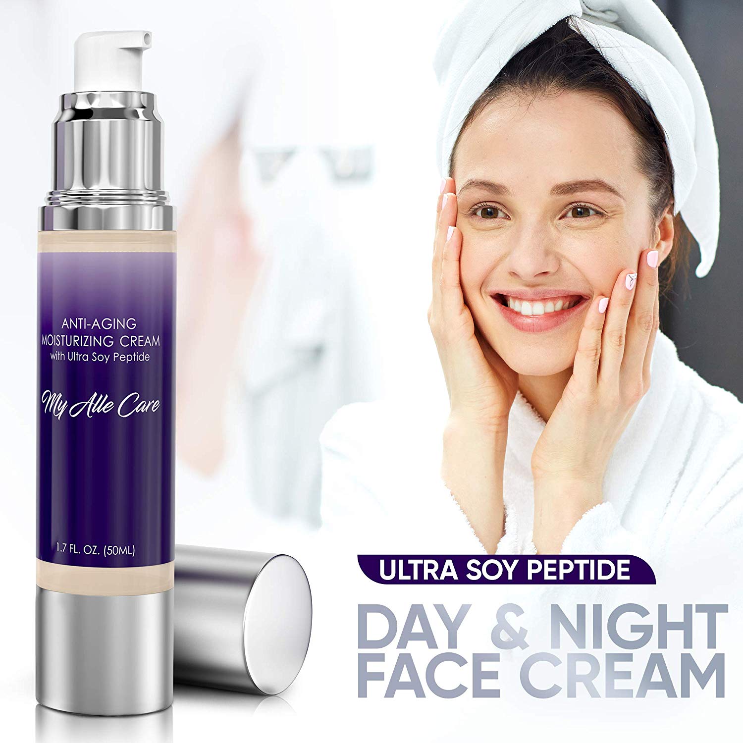 High Quality Natural Organic Face Skin Anti Aging Moisturizing Cream