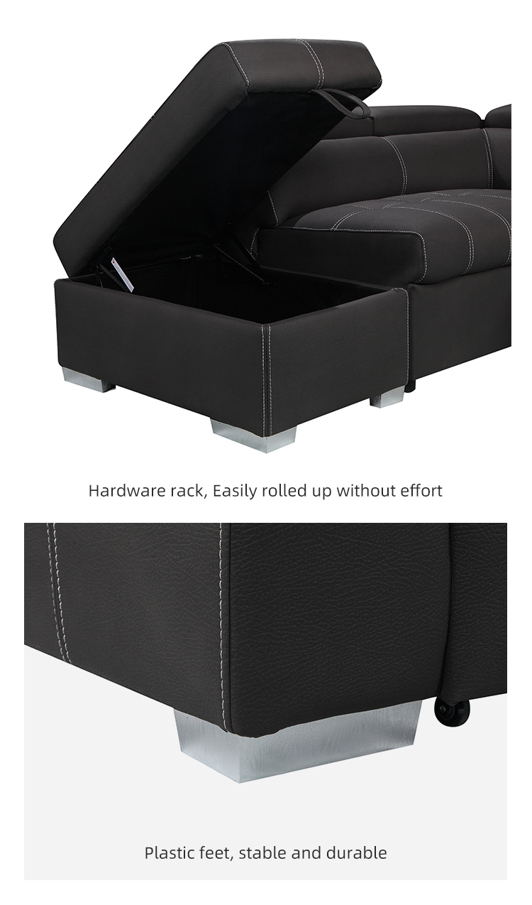 Luxury reclining fabric sofa bed sectional modern living room fabric sofa sets factory supplier