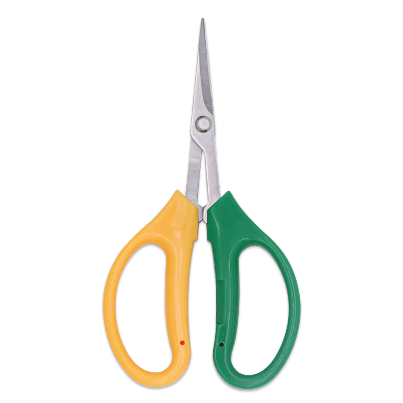 factory price non stick trimming scissors curved garden pruning shears fruit picking plant bonsai scissors