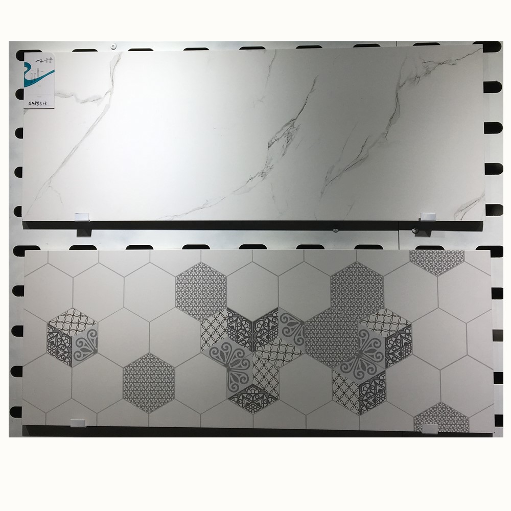 300x800 anti slip China Carrara Marble wall and floor Tiles for bathroom