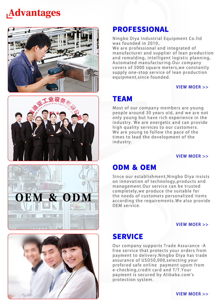 DY-T112 Aluminium Tote Cart 3 Layers Industrial Hand push Trolley 10