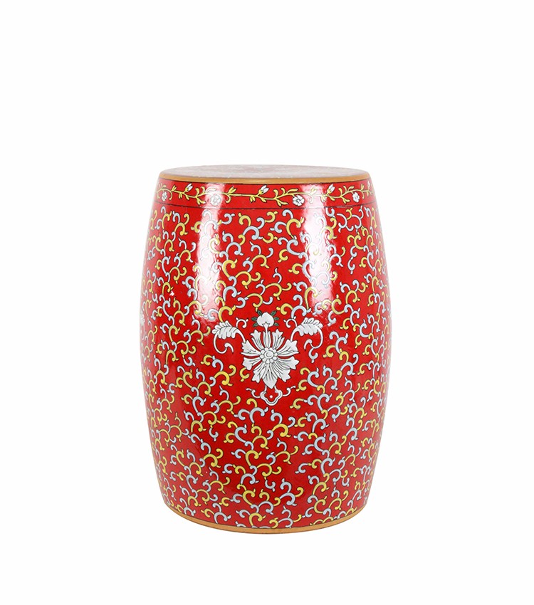 New fashionable restaurant cafe decorations ceramic stone stool