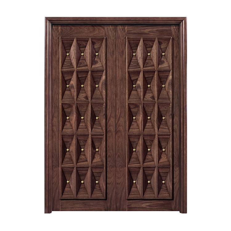 Hotel luxury design lobby entrance solid door