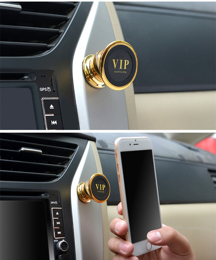 Ready to Ship Stainless Strong Magnetic Car Mobile Cell Phone Holder