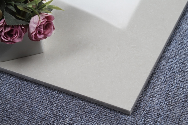 Hot Sale 8X8 Floor Tile Algeria Super Glossy White Polished Porcelain Tiles