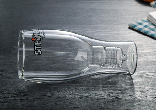 Double Wall Beverage and Coffee Glass Insulated Drinking Glass OEM Shape And Logo