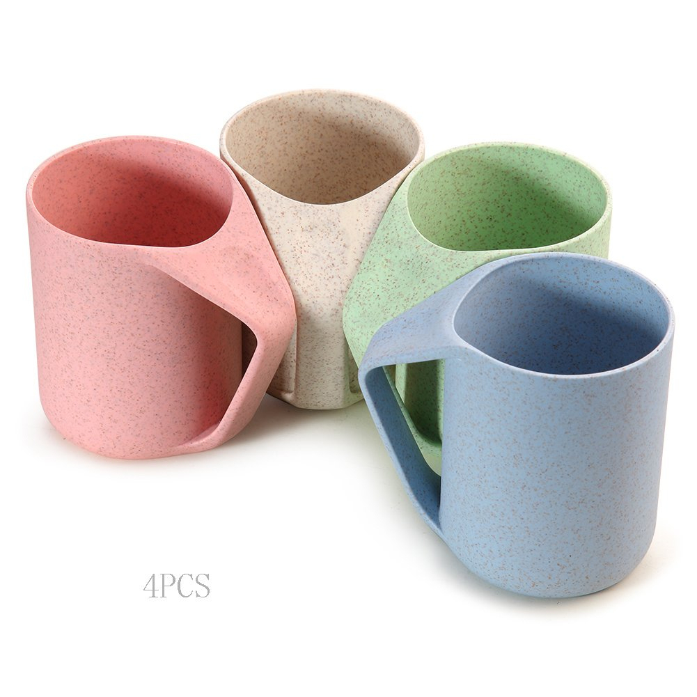 High quality Natural plant fibers mugs coffee mugs for sale wheat straw cup