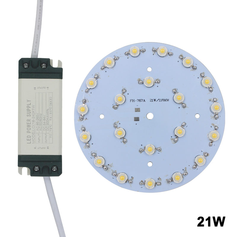 24-W-LED-Glühbirnen-Spot-Licht Star-Hochleistungs-Chipplatinen-LED-Kunststoffgehäuse-Stromversorgungstreiber