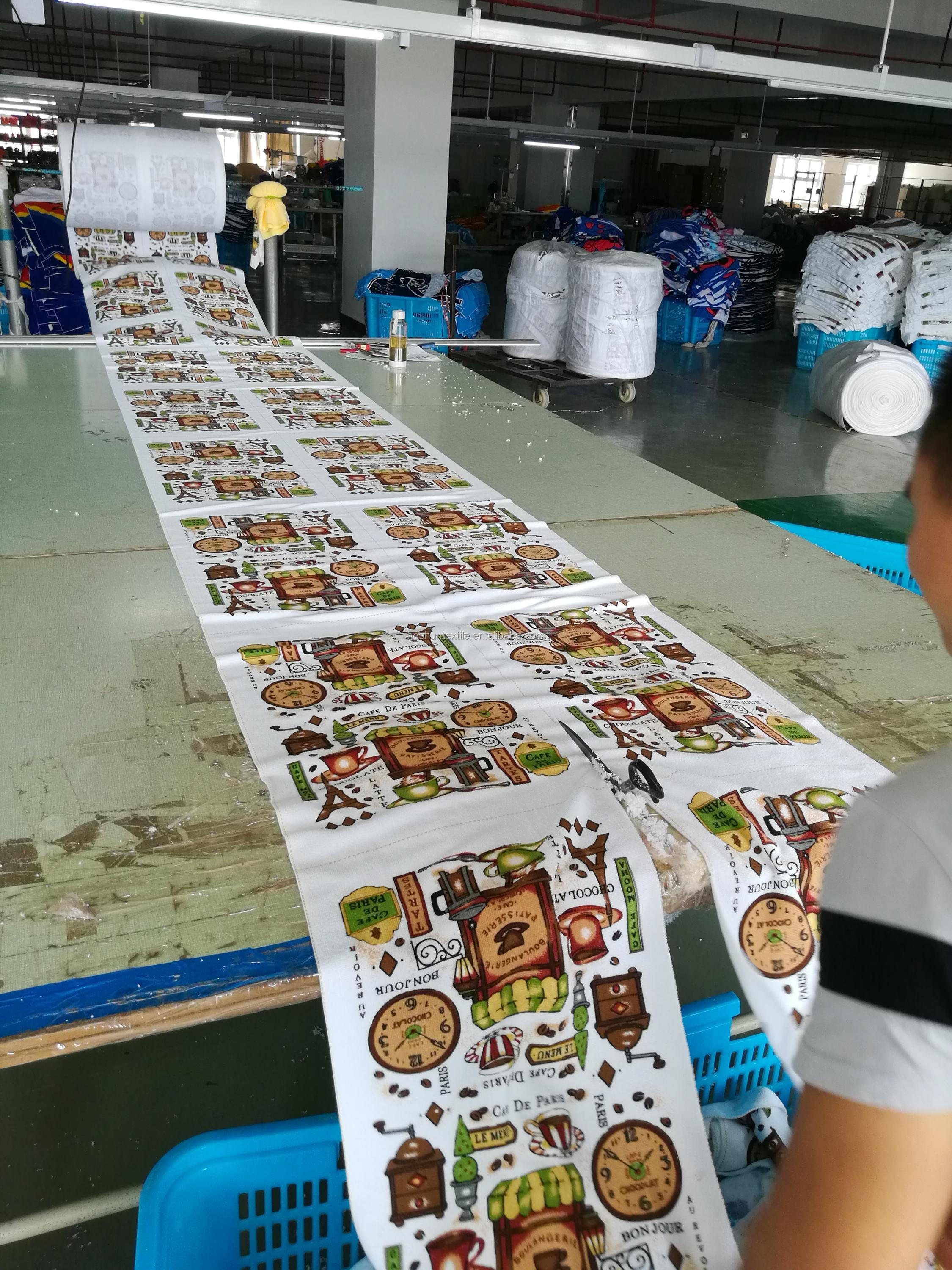 Printed Cotton Tea Towel / Kitchen Towel