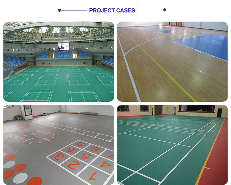Indoor sound absorption basketball floor carpet sheet