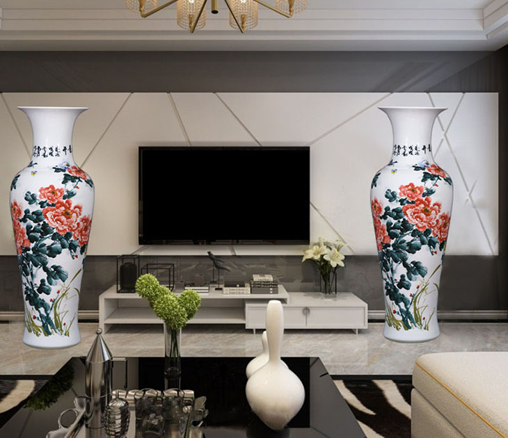 180cm  extra white large vase Wholesale indoor decoration ceramic tall floor vases