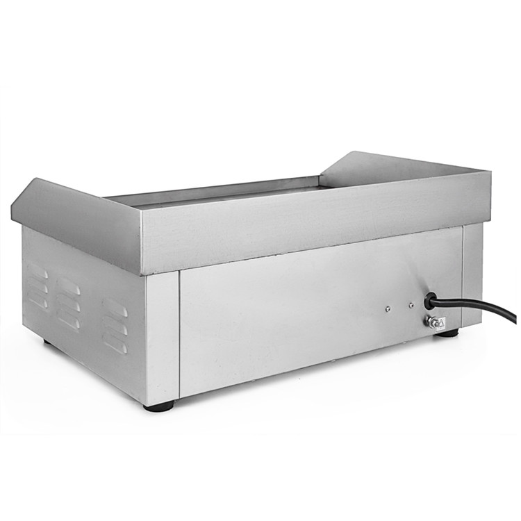 New design 3000W Commercial Electric Griddle Countertop Kitchen Hotplate BBQ Stainless Steel 55cm