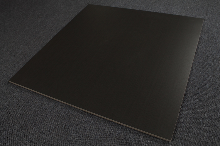 Western Style Black Matte Wood Like Non Slip Ceramic Floor Tile 60 60