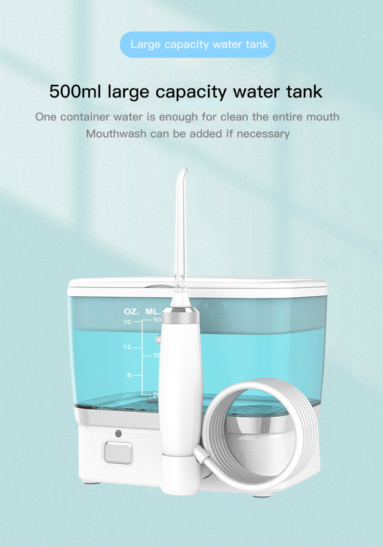 IPX7 Tabletop Water Flosser 500ml Floss Electric Flosser Dental Clinic Professional