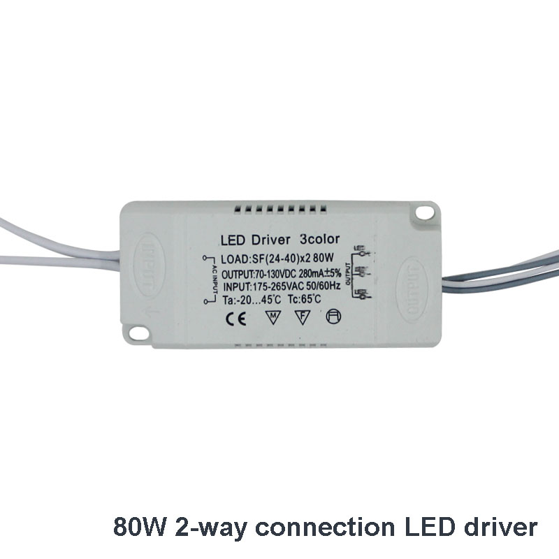 8-120W LED pilote entrée AC175-265V transformateur d'éclairage non isolant adaptateur d'alimentation d'entraînement de luminaire