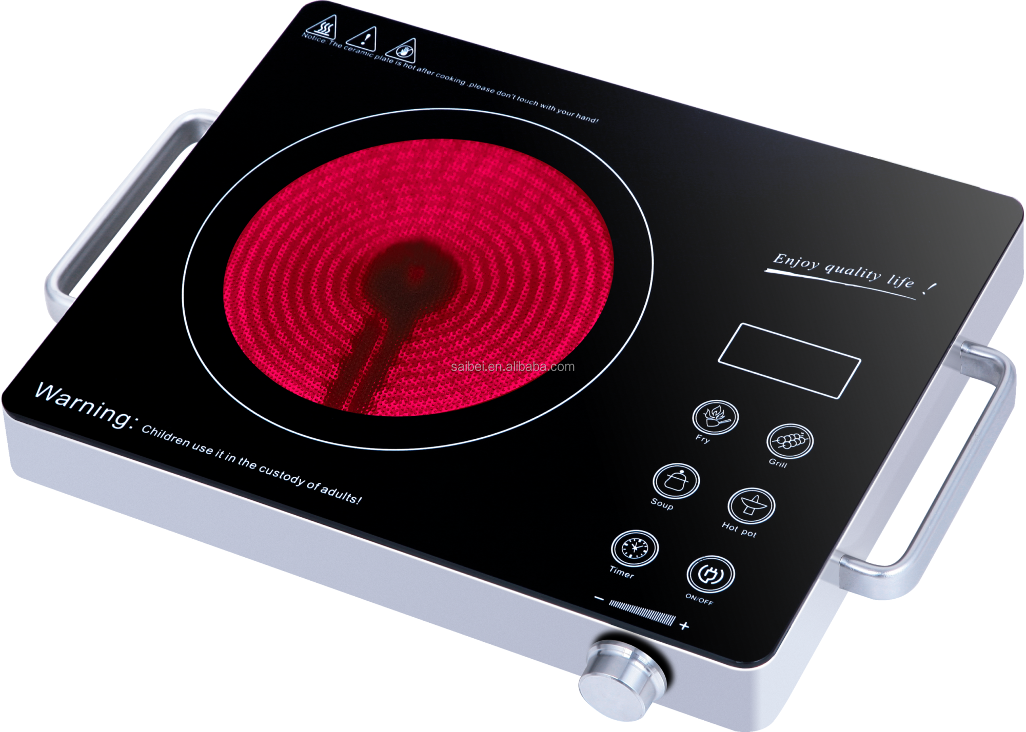 Stainless steel frame IRAQ hot sale infrared cooker ceramic cooker