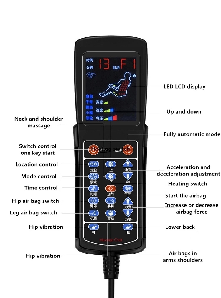 The latest hot selling electric massage chair multi-functional beauty salon equipment