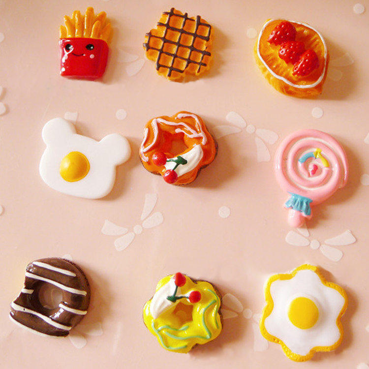 Free Shipping Sweet Ice Cream Cupcake Cabochon Phone Case DIY Art Deco Supplies