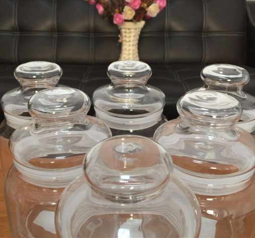 Food Grade Honey Jam Glass Jar Large Capacity Round Glass Jar