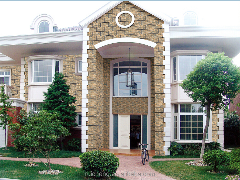 Cheap textured decorative outdoor rock stone wall tiles from factory 150x500mm