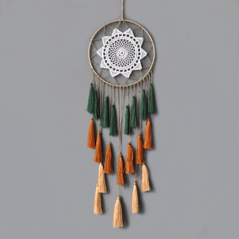Art & Craft mini dreamcatcher LED light for decoration,dream catcher keychain