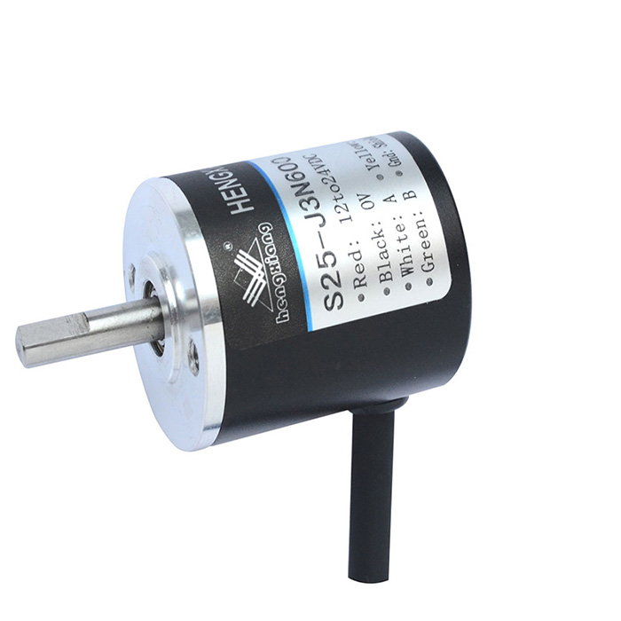 36 - 2500 Ppr Mini Rotary Encoder 50 Pulse ABZ Phases Solid Shaft Encoder IP50 DC5V 1
