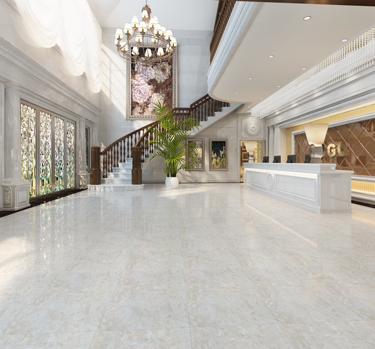 Italian Vitrified Tile Hotel Lobby Luxury Marble Design Glazed Porcelain Floor Tiles
