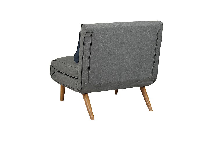 Studio Guest Foldable Chair Beds  Foam Sofa Couch Futon Furniture Gray Sleeper Chair Folding Foam Bed Futon Chair
