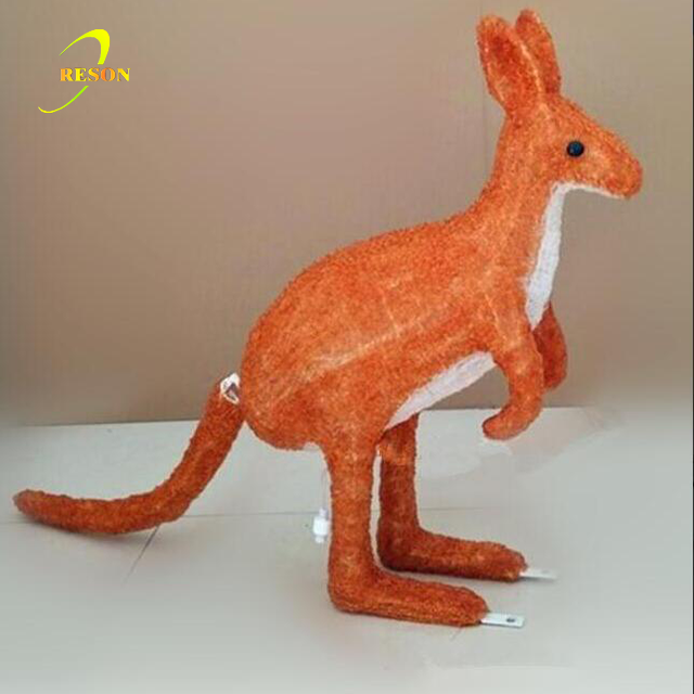 2019 new designs Christmas decoration party supplies led 3D animal elephant sculpture