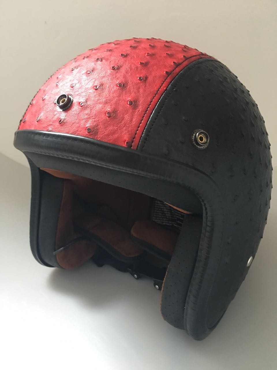 Motorcycle open face helmet with DOT CE approved ABS german style vintage custom