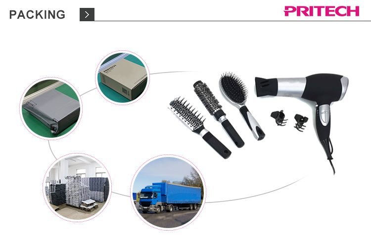 PRITECH 1800W/2200W 3 Heating Settings Professional Ionic DC Motor Hair Dryer