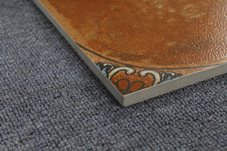 Mediterranean Bathroom Ceramic Tiles Patterns Antique Glazed Terra Cotta Porcelain Floor Tiles