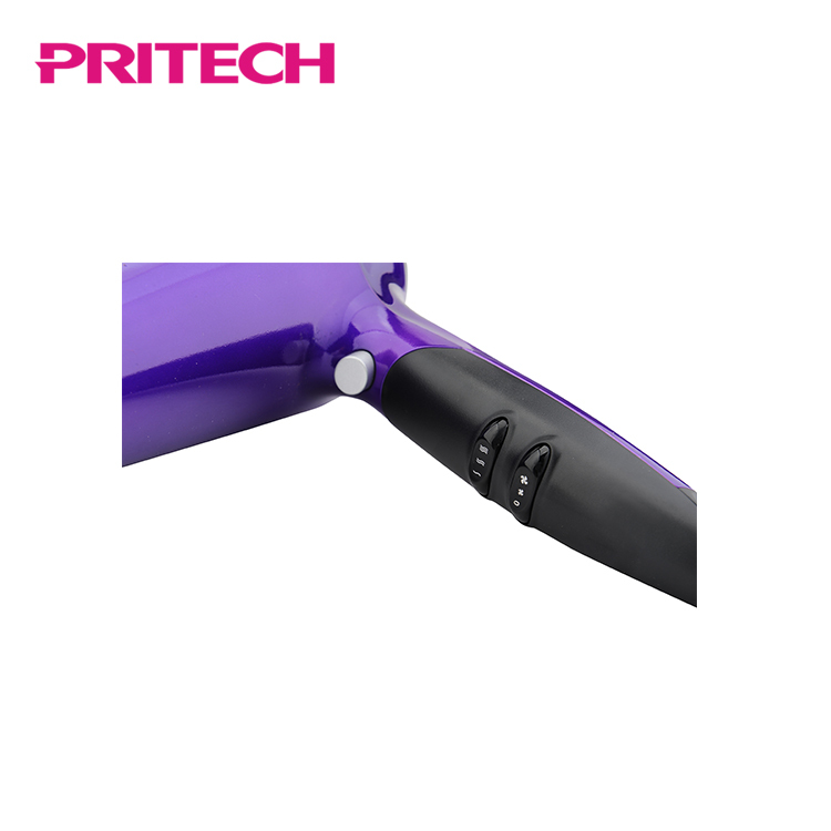 PRITECH Overheating Protection 1800W 2200W 3 Heat Settings Hair Dryer For Household