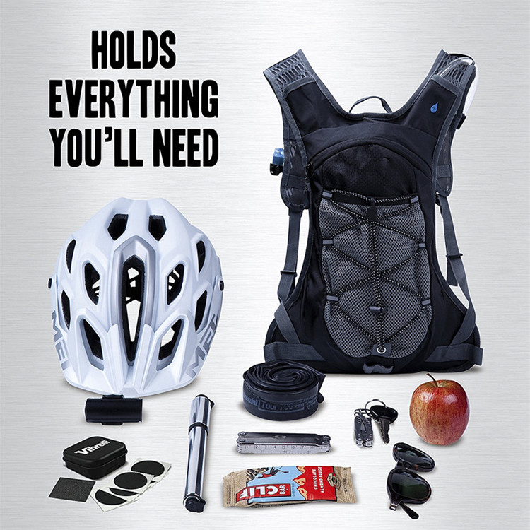 Sac d'hydratation et vessie d'hydratation 2L - Sac à dos d'hydratation à valve à haut débit avec technologie antimicrobienne