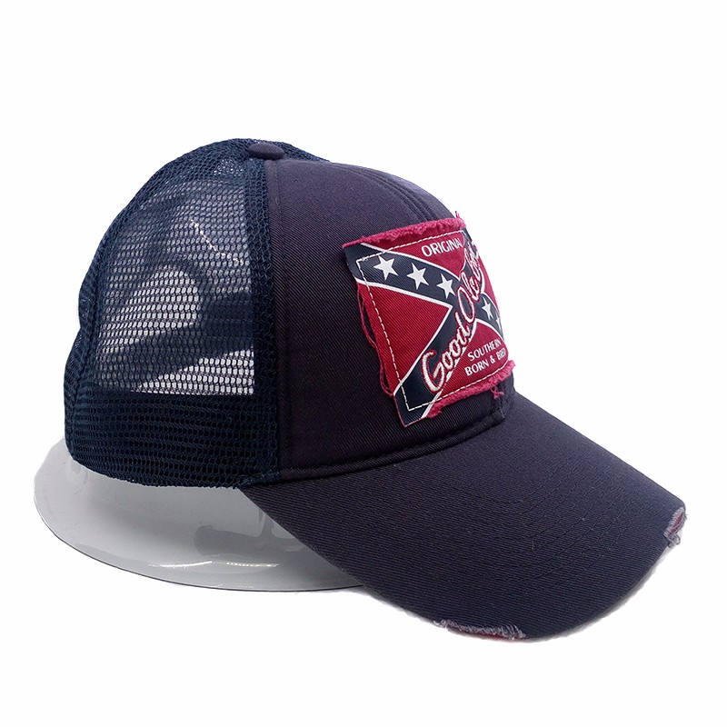 Factory supply trucker hats with mesh fabric washed baseball caps worn out hat