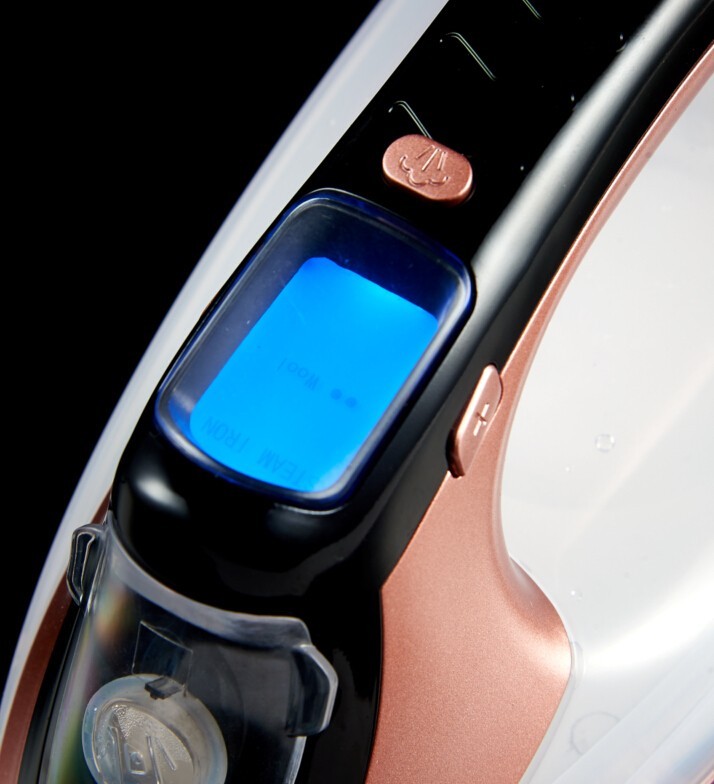 Smart steam iron LCD display Auto Shut off Steamer for Clothes