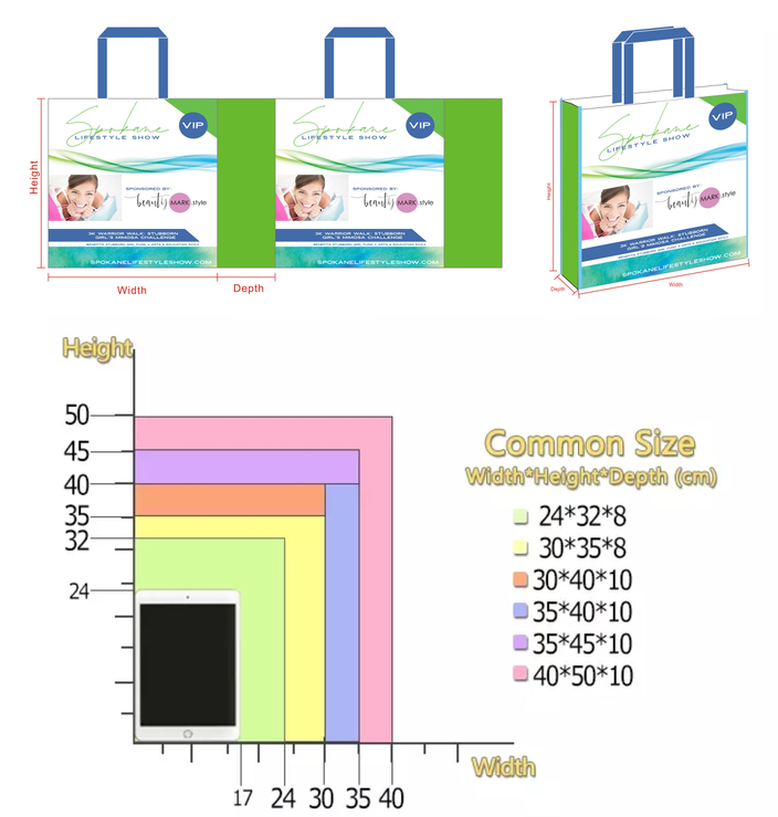 Recyclable Custom Small Non Woven Drawstring Bag With Logo