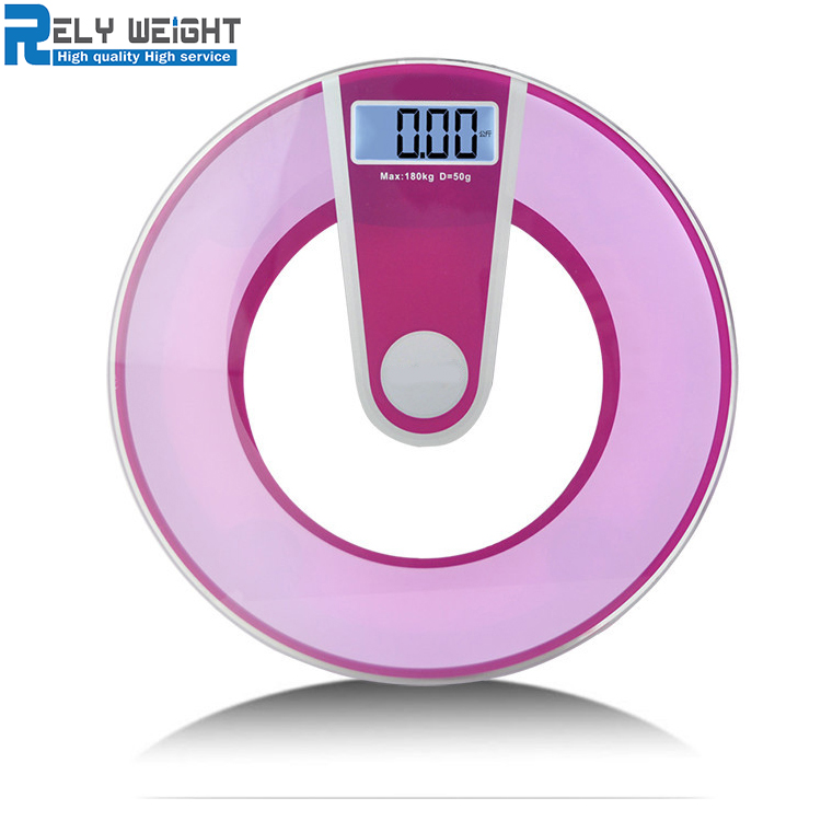 Digital round bathroom body scale manufacturer body scales weighing scales