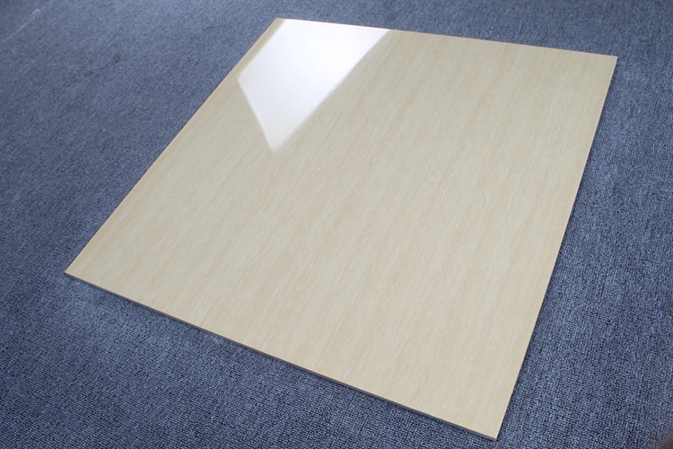 Density Of Yellow Glossy Line Stone Polished Porcelain Floor Tile 60X60 80X80